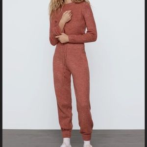Zara Cropped sweater SET